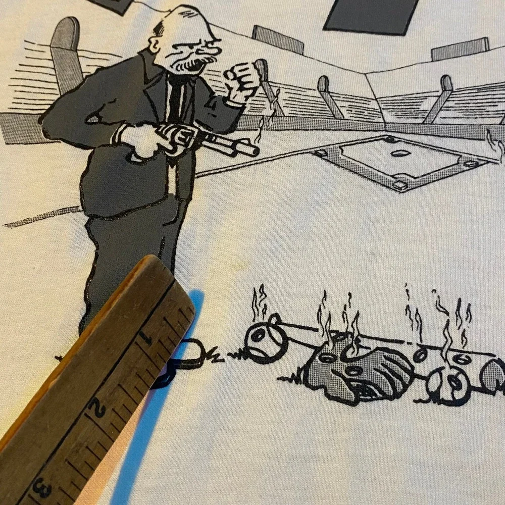 Vintage 1994 Who Killed Baseball MLB Player Strike T-Shirt Large‎
